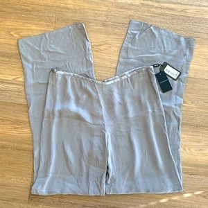 NWT Giorgio Armani viscose wide leg pants plus size Sz 50 Italy (3x)